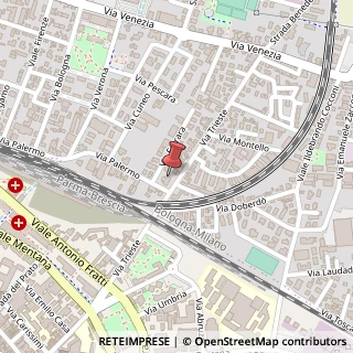 Mappa Via Trieste, 38/f, 43122 Parma, Parma (Emilia Romagna)