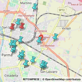 Mappa Strada del Paullo, 43123 Parma PR, Italia (1.414)