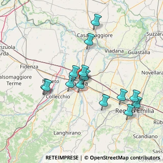 Mappa Via Cocconi Ildebrando, 43122 Parma PR, Italia (14.14143)