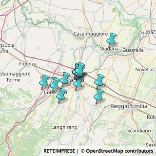 Mappa Via Cocconi Ildebrando, 43122 Parma PR, Italia (8.38538)