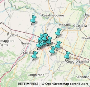 Mappa Via Cocconi Ildebrando, 43122 Parma PR, Italia (7.435)