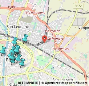 Mappa Via Cocconi Ildebrando, 43122 Parma PR, Italia (1.52667)