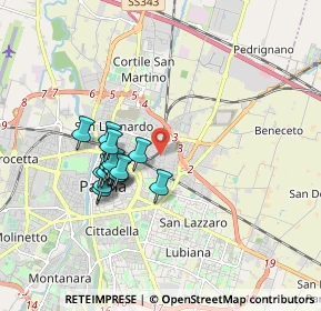 Mappa Via Cocconi Ildebrando, 43122 Parma PR, Italia (1.51938)