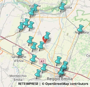 Mappa Via Bersaglio, 42024 Castelnovo di Sotto RE, Italia (9.3565)