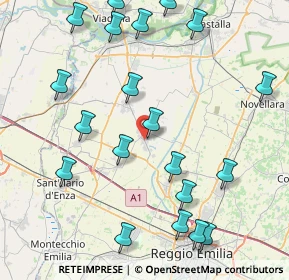 Mappa Via Bersaglio, 42024 Castelnovo di Sotto RE, Italia (9.999)