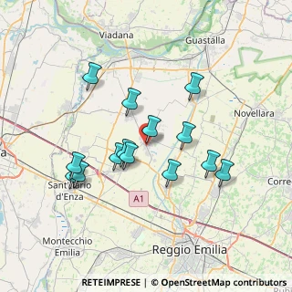 Mappa Via Bersaglio, 42024 Castelnovo di Sotto RE, Italia (6.59571)