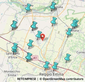 Mappa Via S. Savino, 42024 Castelnovo di Sotto RE, Italia (9.7165)