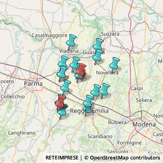 Mappa Via S. Savino, 42024 Castelnovo di Sotto RE, Italia (10.804)
