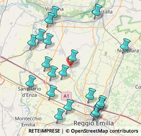 Mappa Via Giuseppe Giusti, 42024 Castelnovo di Sotto RE, Italia (9.371)