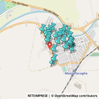 Mappa Via Circonvallazione, 44025 Massa Fiscaglia FE, Italia (0.3372)