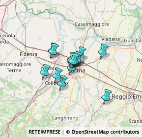 Mappa Via Federico II, 43126 Parma PR, Italia (7.275)