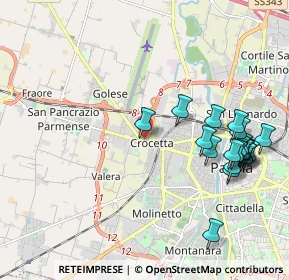 Mappa Via Federico II, 43126 Parma PR, Italia (2.317)