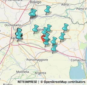 Mappa Strada Provinciale, 44123 Ferrara FE, Italia (14.064)