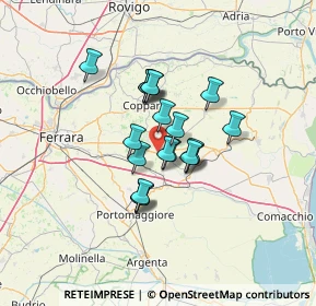 Mappa Strada Provinciale, 44123 Ferrara FE, Italia (9.09895)