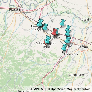 Mappa Via Caduti di Cefalonia e Corfù, 43039 Salsomaggiore Terme PR, Italia (11.5425)