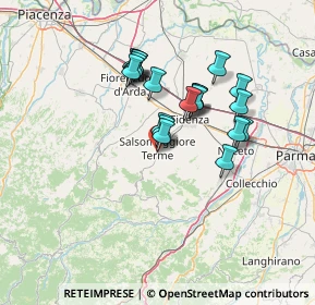 Mappa Via Caduti di Cefalonia e Corfù, 43039 Salsomaggiore Terme PR, Italia (11.5425)