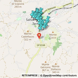 Mappa Via Caduti di Cefalonia e Corfù, 43039 Salsomaggiore Terme PR, Italia (0.979)