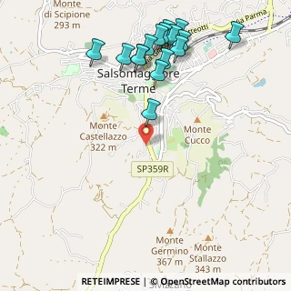Mappa Via Caduti di Cefalonia e Corfù, 43039 Salsomaggiore Terme PR, Italia (1.24375)