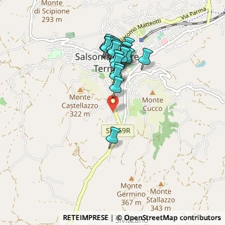Mappa Via Caduti di Cefalonia e Corfù, 43039 Salsomaggiore Terme PR, Italia (0.8565)