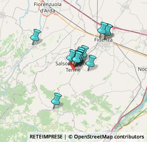 Mappa Via Caduti di Cefalonia e Corfù, 43039 Salsomaggiore Terme PR, Italia (4.375)