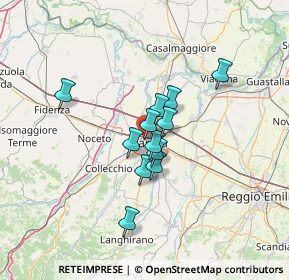 Mappa Via Carlo Magno, 43126 Parma PR, Italia (9.21083)