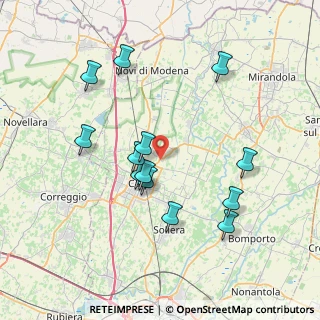 Mappa Via P. Maroncelli, 41012 San Marino MO, Italia (7.39385)