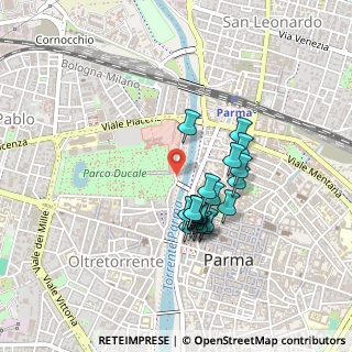 Mappa Strada Fonderie, 43125 Parma PR, Italia (0.361)