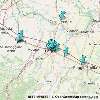 Mappa Strada Fonderie, 43125 Parma PR, Italia (9.73643)