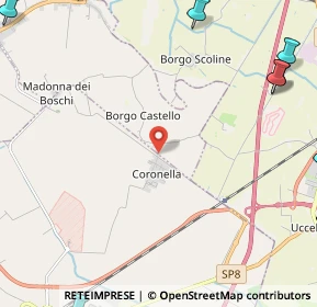 Mappa Via Coronella, 44028 Poggio Renatico FE, Italia (4.2755)