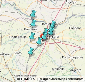 Mappa Via Coronella, 44028 Poggio Renatico FE, Italia (7.74583)