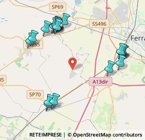 Mappa Via Coronella, 44028 Poggio Renatico FE, Italia (4.8005)