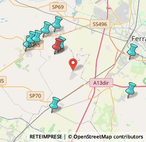 Mappa Via Coronella, 44028 Poggio Renatico FE, Italia (4.61273)