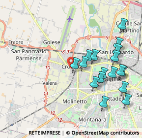 Mappa Via Cornelio Guerci, 43126 Parma PR, Italia (2.13529)