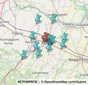 Mappa Via Cornelio Guerci, 43126 Parma PR, Italia (8.94143)