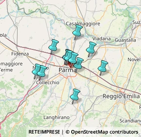 Mappa Via Laudedeo Testi, 43122 Parma PR, Italia (8.75333)