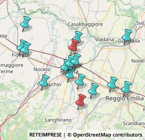 Mappa Via Laudedeo Testi, 43122 Parma PR, Italia (14.26875)