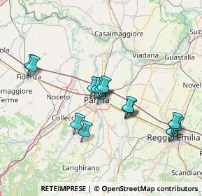 Mappa Via Laudedeo Testi, 43122 Parma PR, Italia (13.5575)