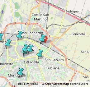 Mappa Via Laudedeo Testi, 43122 Parma PR, Italia (2.48909)
