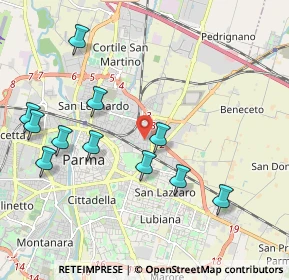 Mappa Via Arturo Scotti, 43122 Parma PR, Italia (2.20273)