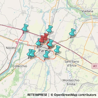 Mappa Via Arturo Scotti, 43122 Parma PR, Italia (5.28364)