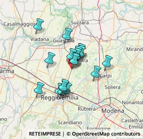 Mappa Via XXVII Marzo, 42017 Novellara RE, Italia (9.45789)