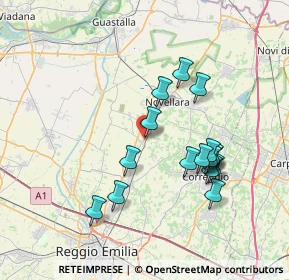 Mappa Via XXVII Marzo, 42017 Novellara RE, Italia (6.99)