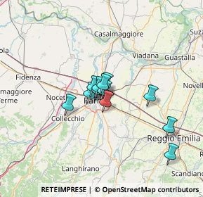 Mappa Via Testi Laudeo, 43122 Parma PR, Italia (8.28167)