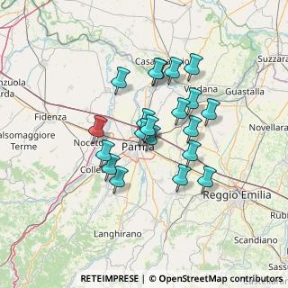 Mappa Via G. Tartini, 43122 Parma PR, Italia (11.168)