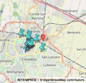 Mappa Via Testi Laudeo, 43122 Parma PR, Italia (1.49625)
