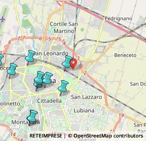 Mappa Via G. Tartini, 43122 Parma PR, Italia (2.55455)