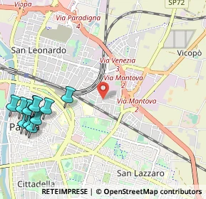 Mappa Via Testi Laudeo, 43122 Parma PR, Italia (1.46727)