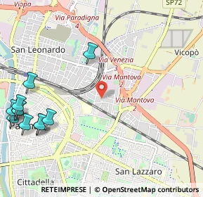 Mappa Via Testi Laudeo, 43122 Parma PR, Italia (1.53091)