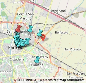 Mappa Strada Mutta, 43122 Parma PR, Italia (2.206)