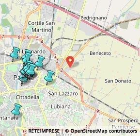 Mappa Strada Mutta, 43122 Parma PR, Italia (2.63)